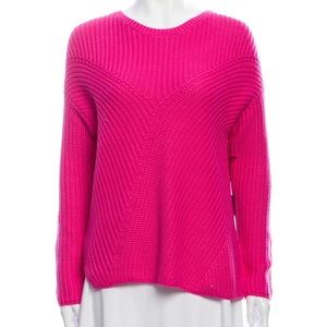 NWT Rachel Zoe chunky pink knit sweater